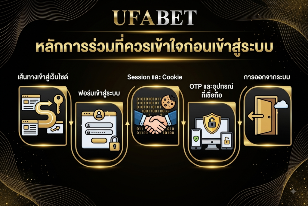 หลักการร่วมที่ควรเข้าใจก่อนเข้าสู่ระบบ